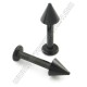 Black Steel Cone Labret