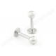 Stainless Steel Labret With Gem