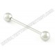 Stainless Steel Straight Barbell